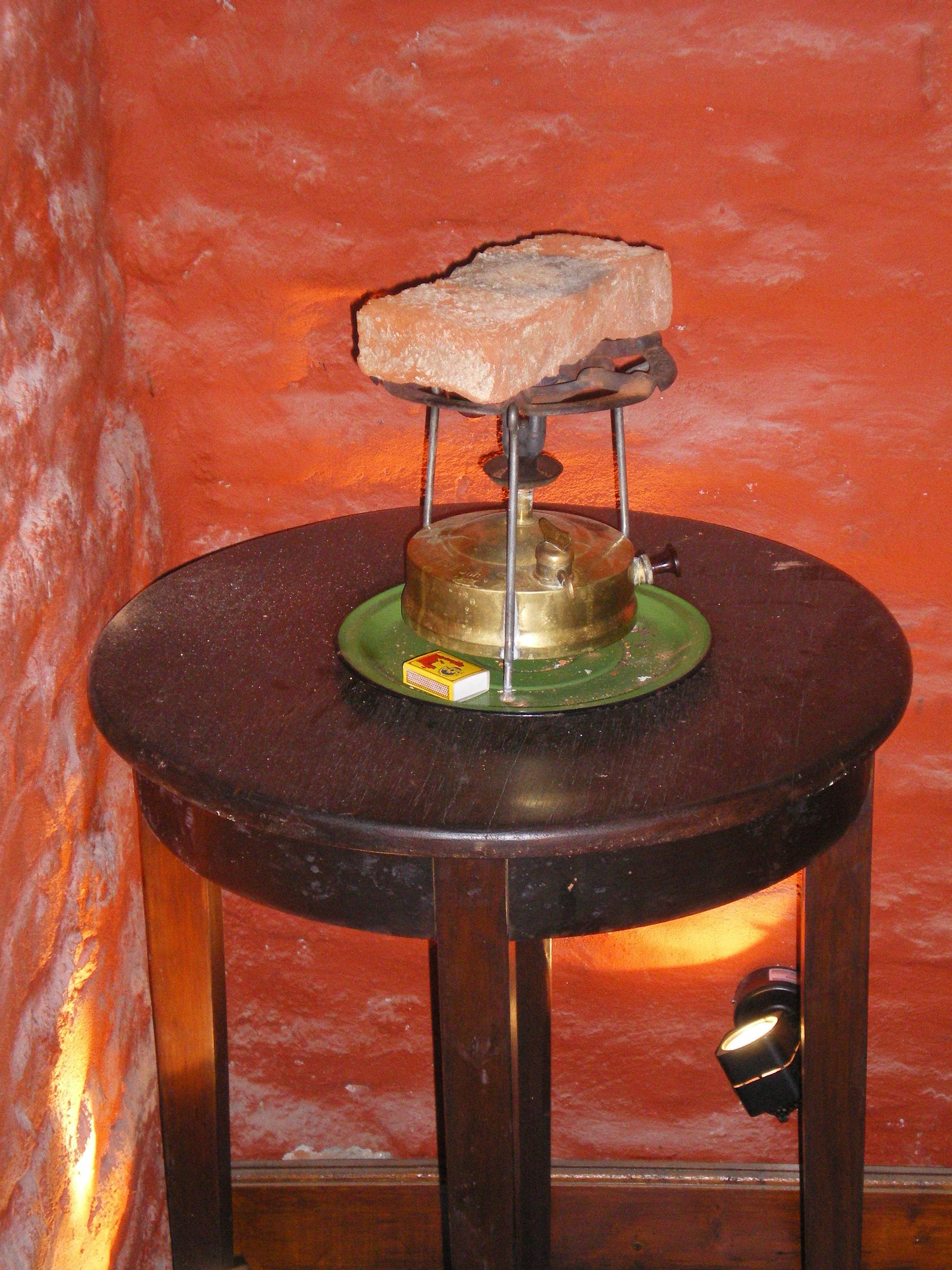 11) Estufa ladrillo 11) Estufa ladrillo